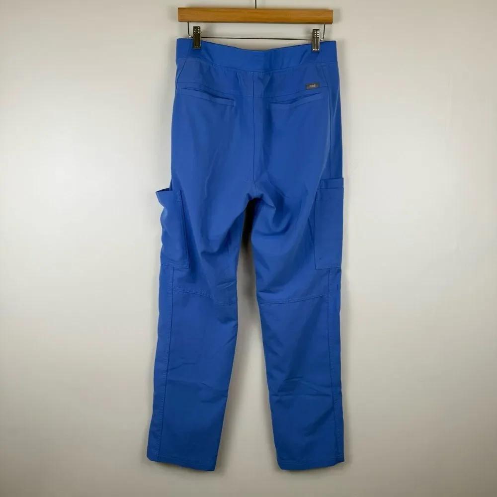 Figs Axim Cargo Scrub Pants Men's Size Medium Blue Style T2001 PO 1734